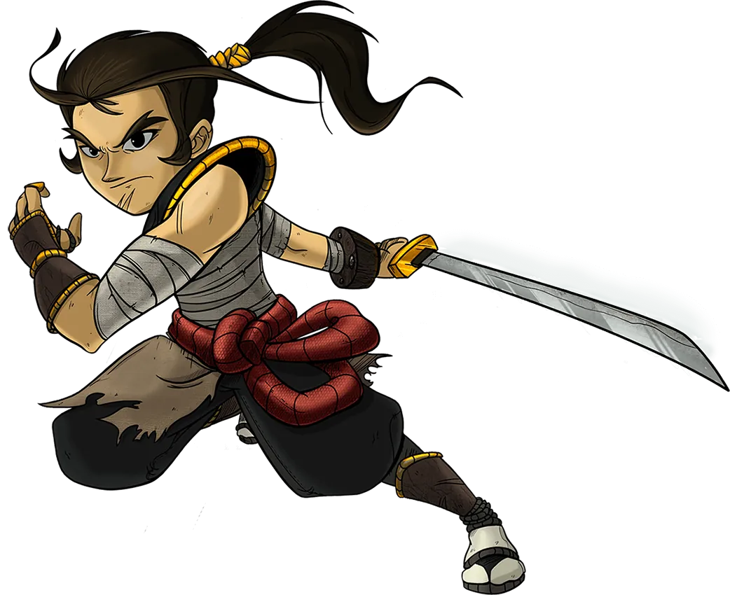 Akira, the legendary ronin captain