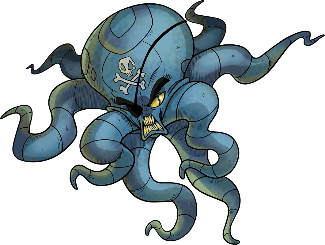The Kraken, a terrible sea monster
