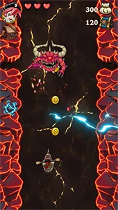 Screenshot: battle against the Beholder