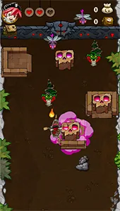 Screenshot: solving a puzzle